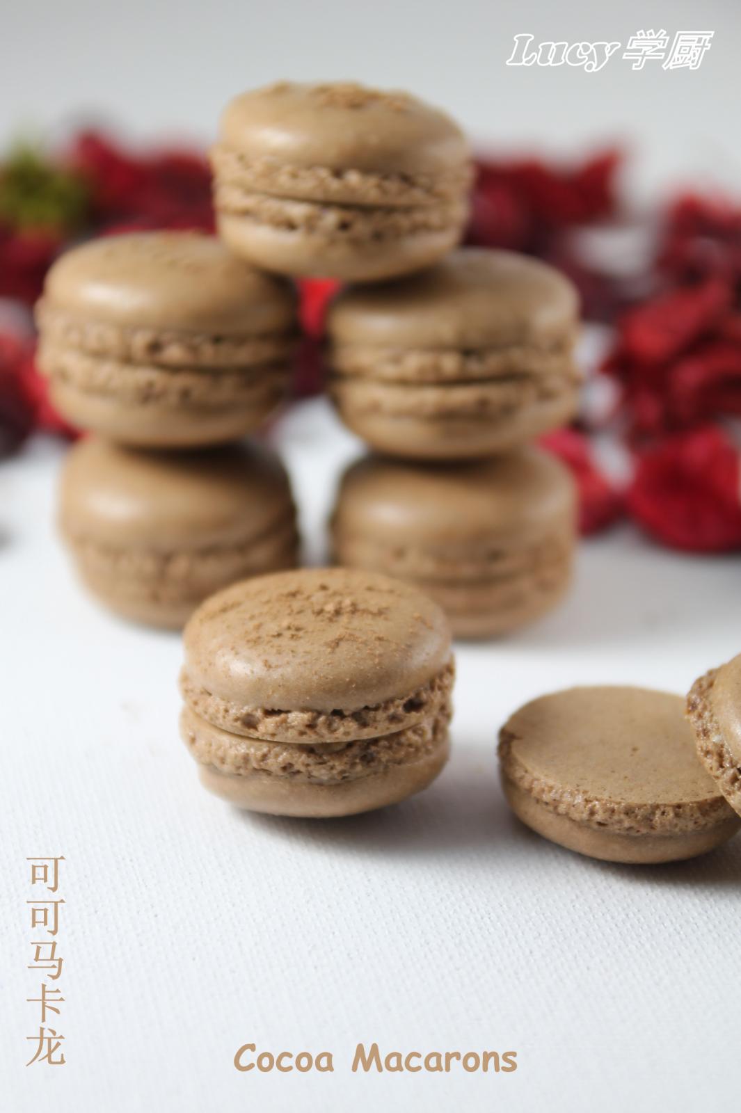 寻找完美的马卡龙–可可马卡龙 cocoa macarons