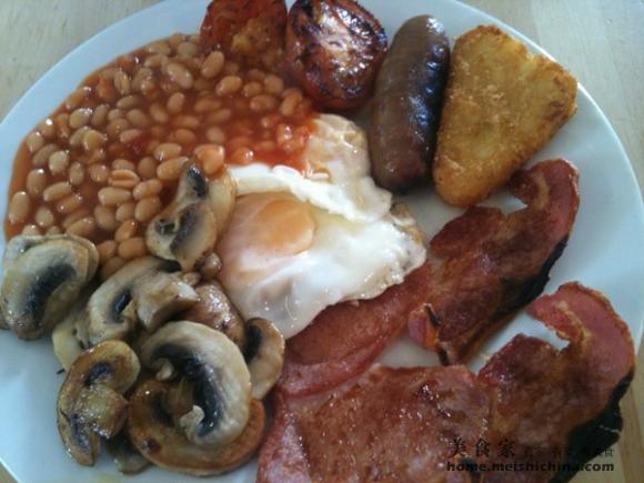 岛国英国的特产=-=全日早餐。_岛国英国的特产