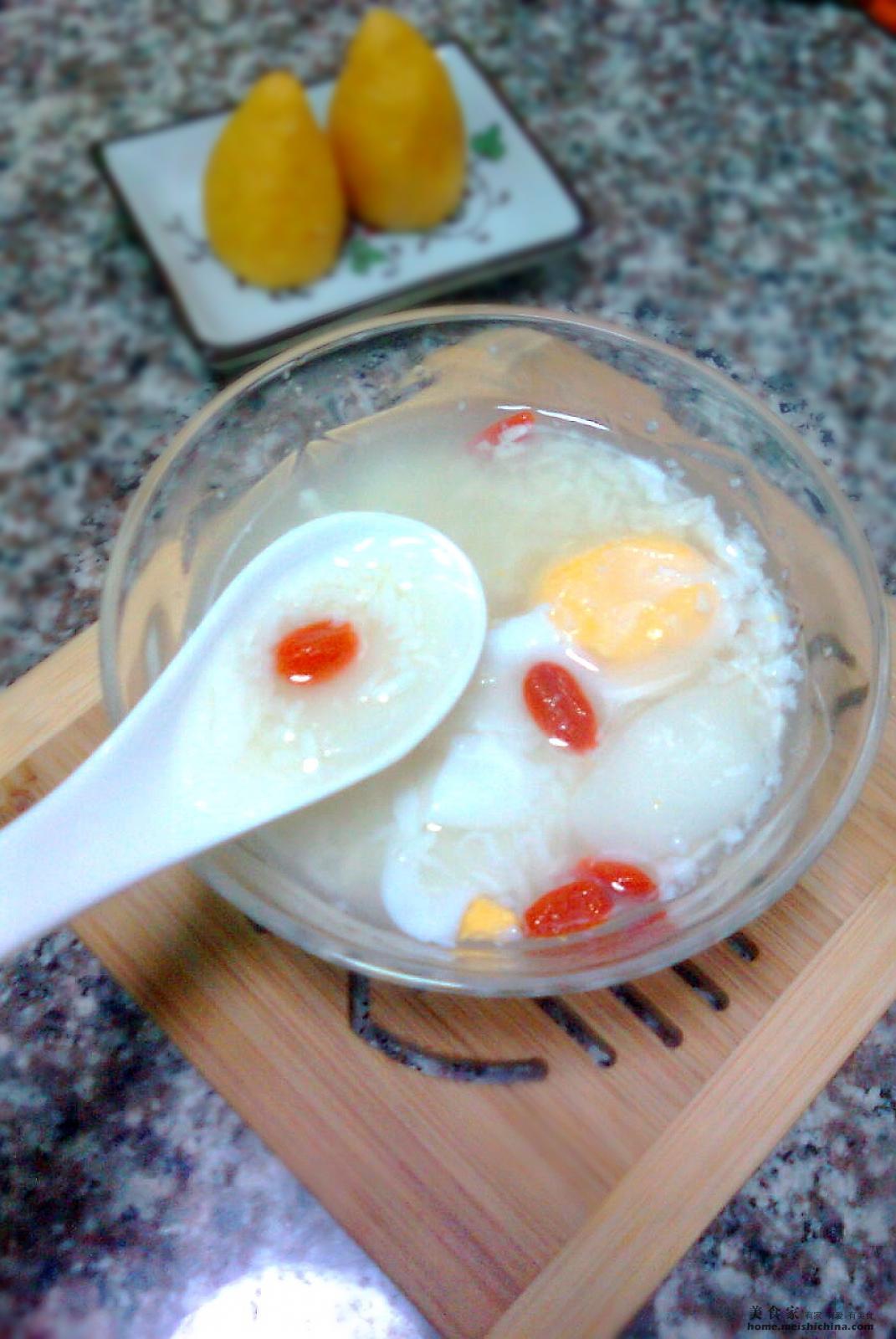 米酒蛋花汤_阿胶酒酿鸡蛋汤_美食图片