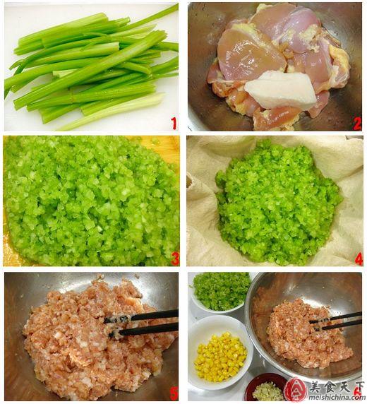 鸡肉芹菜馅饺子(附包饺子的过程图)