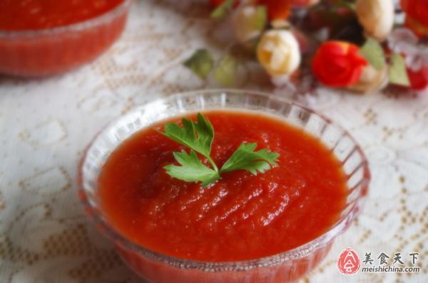 美食家花擦擦与您分享正宗自制番茄酱做法_花