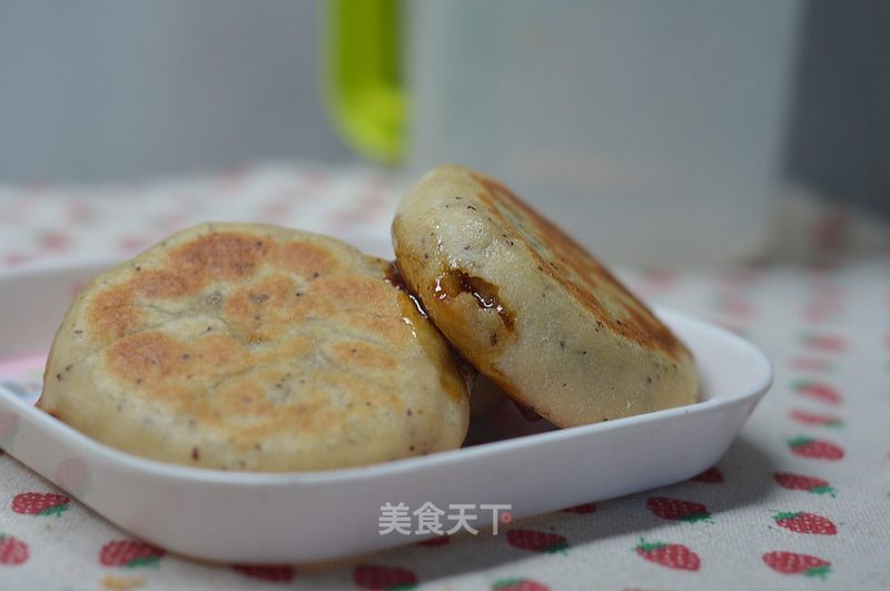 红枣豆渣红糖馅饼