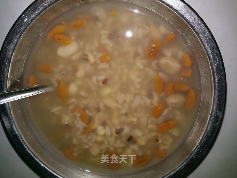 花生眉豆粥