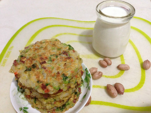 燕麦片米饭煎饼