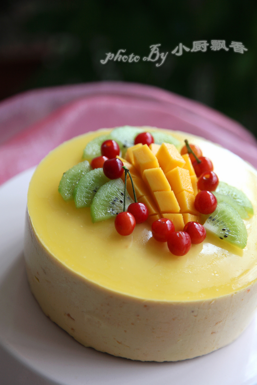 芒果慕斯蛋糕---芒果季做一款漂亮的慕斯蛋糕