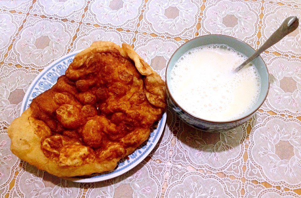 老北京吃法:自制糖油饼、自制豆浆。_随拍_随