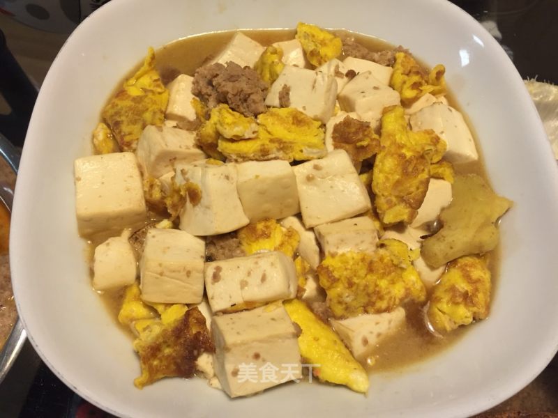 鸡蛋肉末豆腐