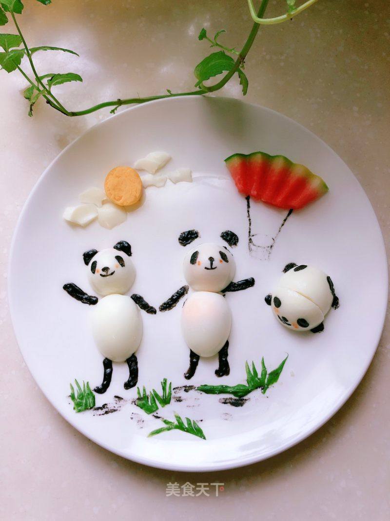 30早餐:熊猫蛋水果拼_朱朱_oysy的笔记_美食天下
