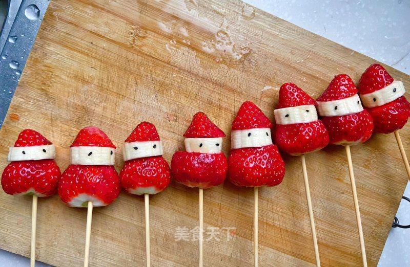 草莓香蕉圣诞老人冰糖葫芦