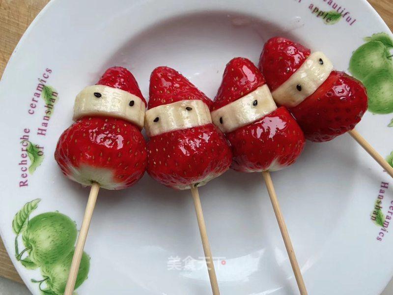 草莓香蕉圣诞老人冰糖葫芦