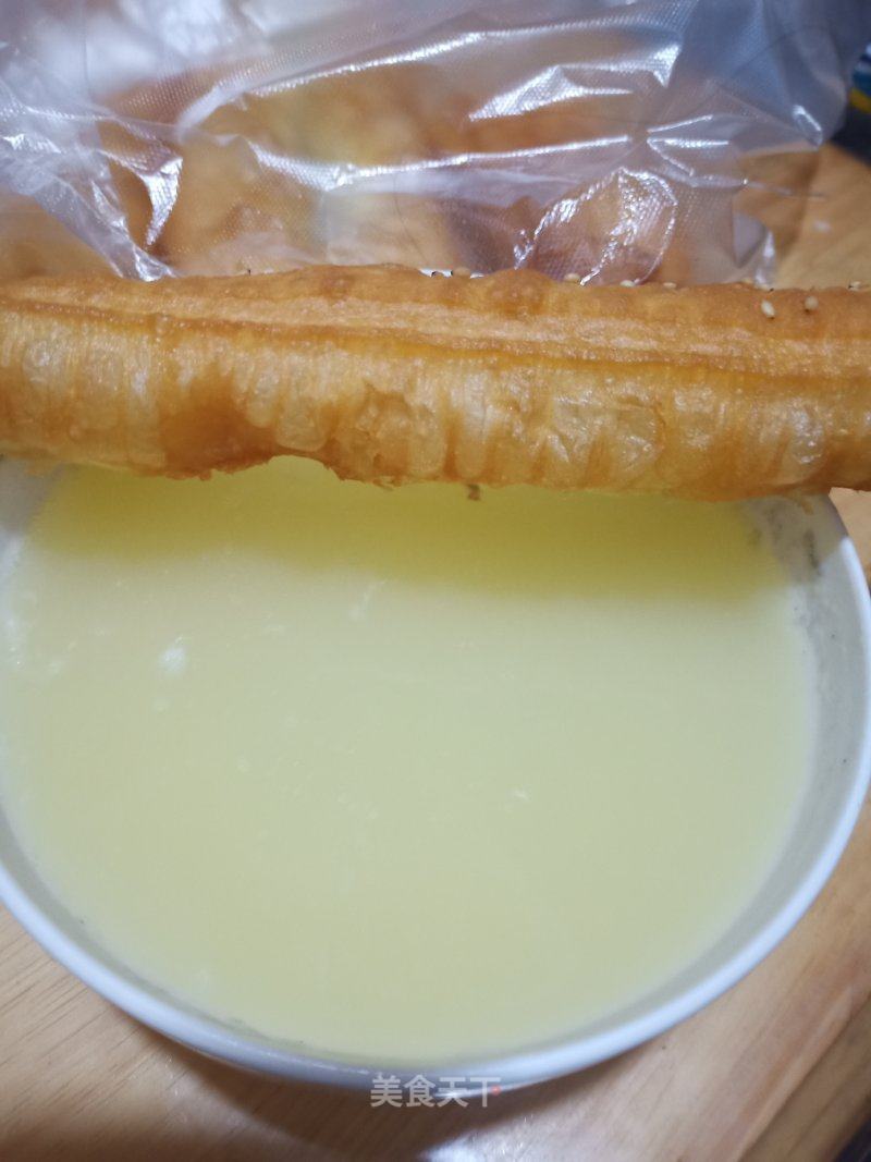 早餐#油条小米粥,皮肉冻.