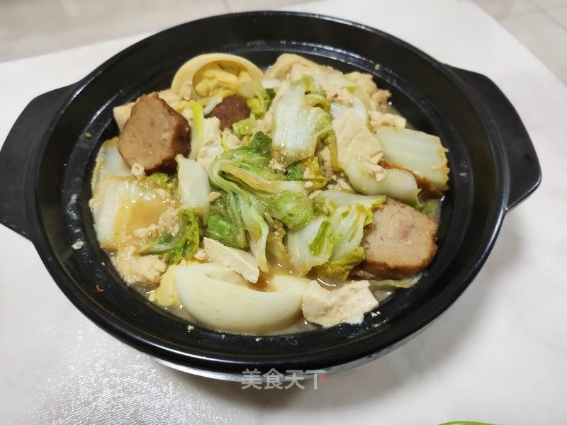 砂锅白菜炖豆腐