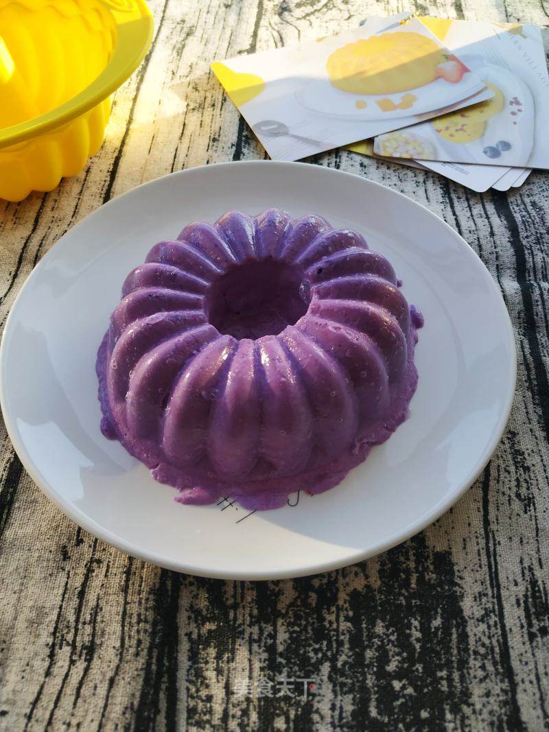 紫薯奶冻