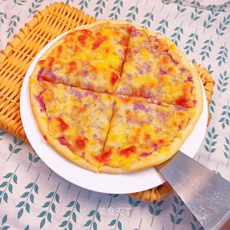 早餐#紫薯披萨