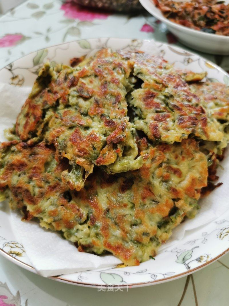 电饼铛槐花饼