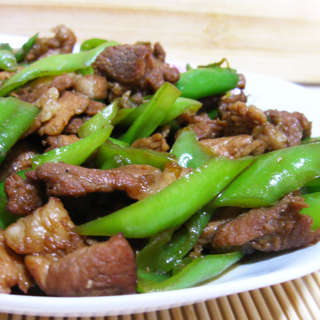 尖椒炒肉片