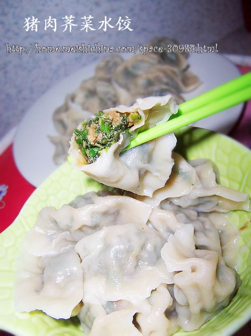 荠菜海鲜饺子的做法_荠菜饺子_荠菜图片及识别方法(3)