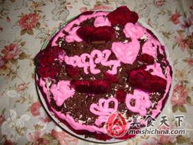 【巧克力水果蛋糕】--送给女儿的生日祝福 - 菜