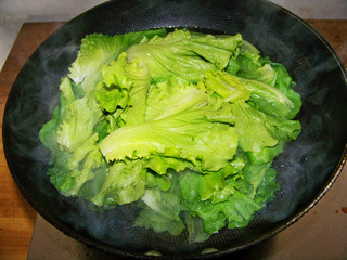 心蓝手制私房菜蚝油生菜饮食男女的色香味