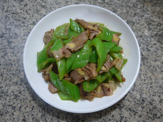 尖椒炒羊肉