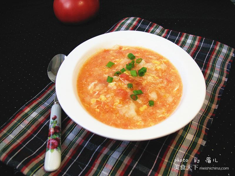 西红柿鸡蛋疙瘩汤的做法大全