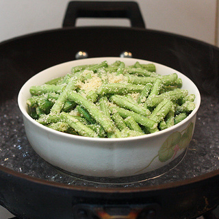 自制蒸肉粉做美食-----粉蒸豆角