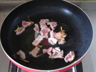 秋葵炒肉片的做法步骤：5
