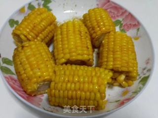 微波炉烤玉米的做法_菜谱_美食天下