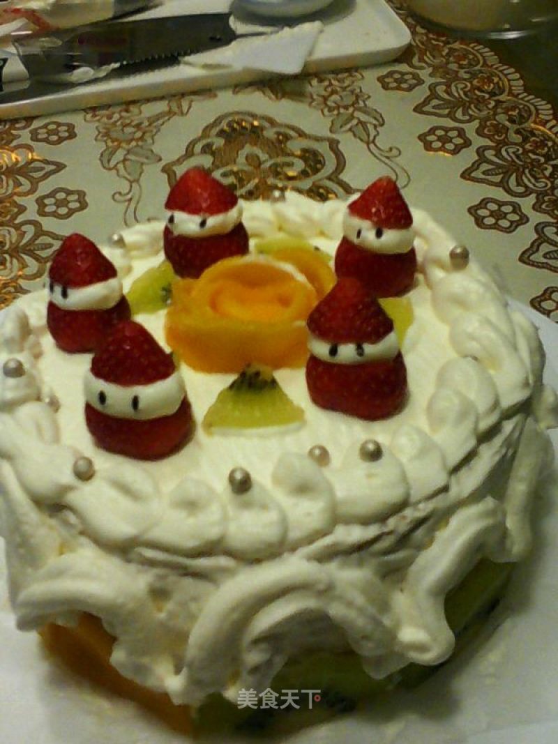 【图文】圣诞雪宝宝蛋糕的做法_圣诞雪宝宝蛋