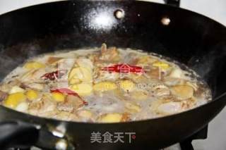 干锅羊肉的做法步骤：7