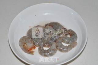 鲜虾芦笋空心面的做法步骤：4