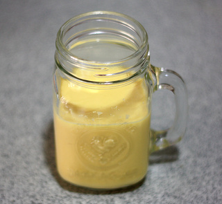 營養早餐---鮮奶玉米汁+玉米渣餅的做法步驟：8