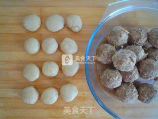 #新良首届烘焙大赛#广式金丝肉松月饼的做法步骤：10