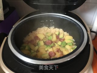 牛油果土豆腊肠焖饭27 / 作者:爱生活爱美食 / 帖子ID:180897
