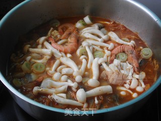 #信任之美#泡菜海鲜豆腐煲的做法步骤：11