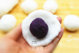 紫薯水晶饼的做法步骤：8