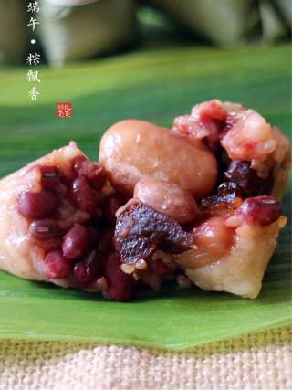 红豆蜜枣粽子的做法步骤：20