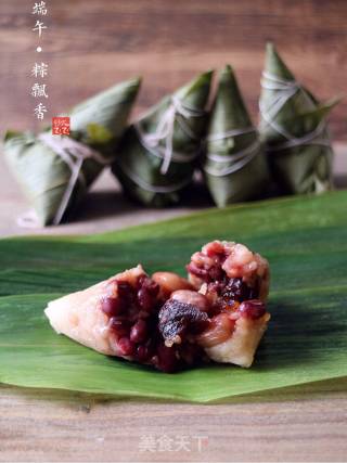 红豆蜜枣粽子的做法步骤：22