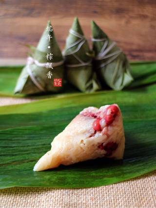 红豆蜜枣粽子的做法步骤：24