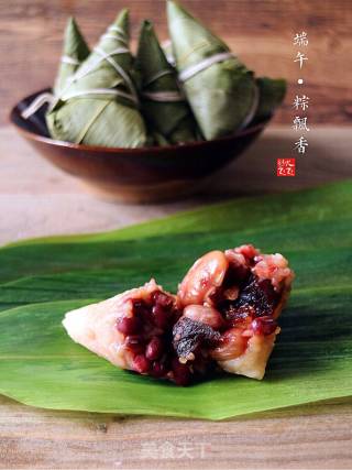 红豆蜜枣粽子的做法步骤：26