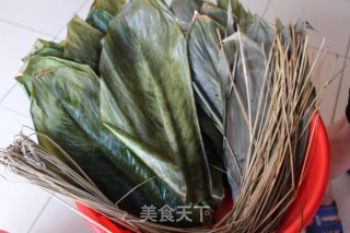 广式香菇花肉粽子（超详细，两种包法）的做法步骤：1