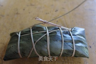 广式香菇花肉粽子（超详细，两种包法）的做法步骤：19