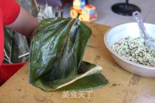 广式香菇花肉粽子（超详细，两种包法）的做法步骤：23