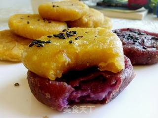 酸豆角芋头饼的做法_南瓜饼、紫薯饼、酸豆角