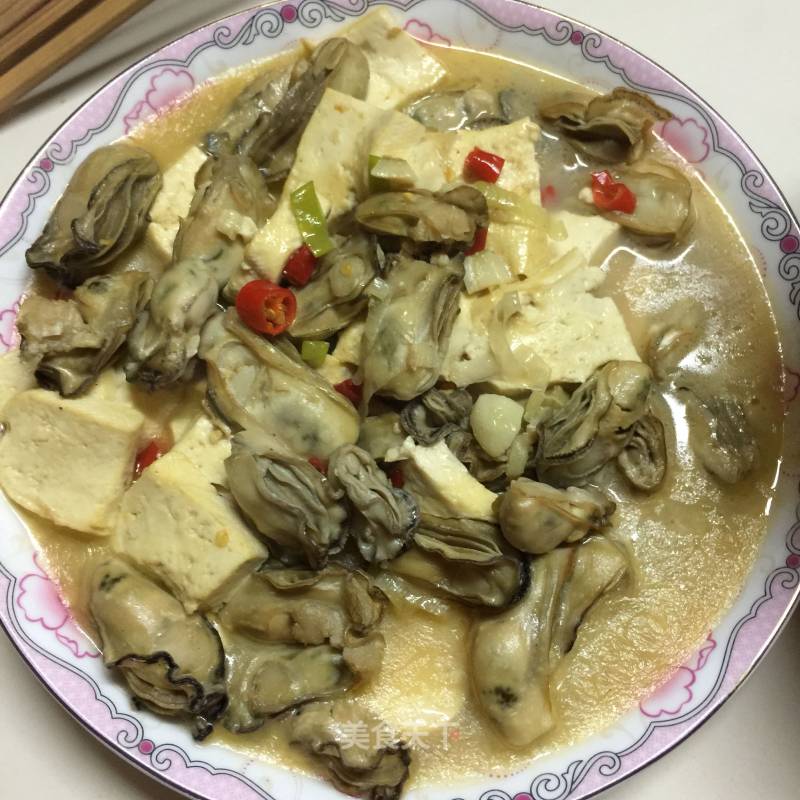 牡蛎炖豆腐