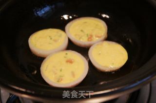 快手早餐洋葱火腿鸡蛋玉米饼的做法步骤：9