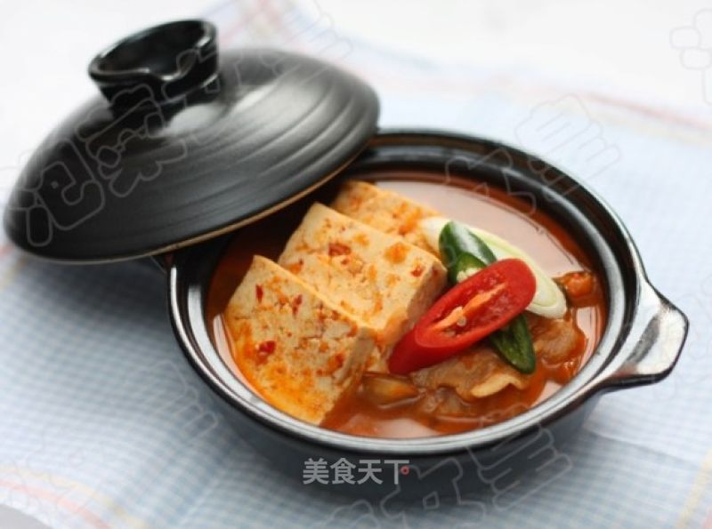 韩式泡菜豆腐汤的做法