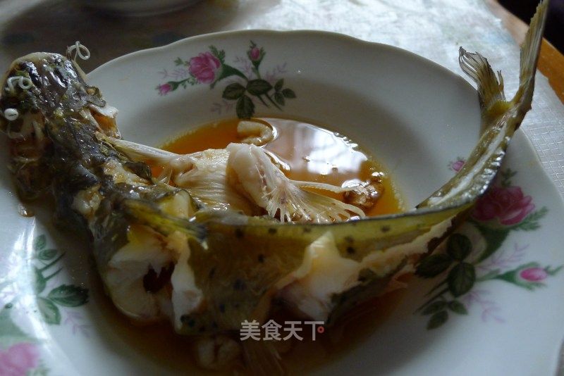 清蒸芝麻劍魚(淡水河魚上佳魚類)的做法