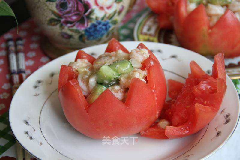 粤菜西红柿炒虾仁的做法