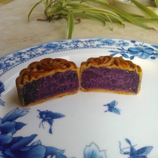 中秋热身之紫薯月饼---健康低卡